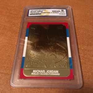 1998 Fleer 23KT Gold Michael Jordan Card